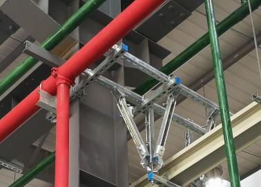 商水该抗震支架的整体式支吊架结构协调性好
